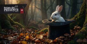 la tranformación - conejo que sale de una galera.