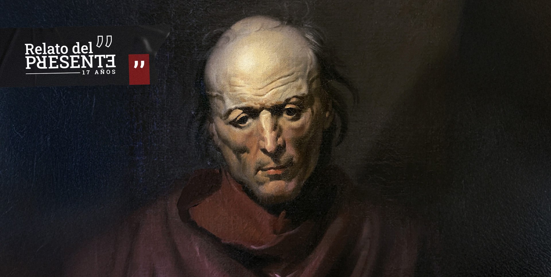 Se fue la pastilla - Reproducción de "El hombre melancolico", pintura de Theodore Géricault.