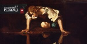 Qué ves – Imagen del cuadro "Narciso" del pintor Caravaggio.